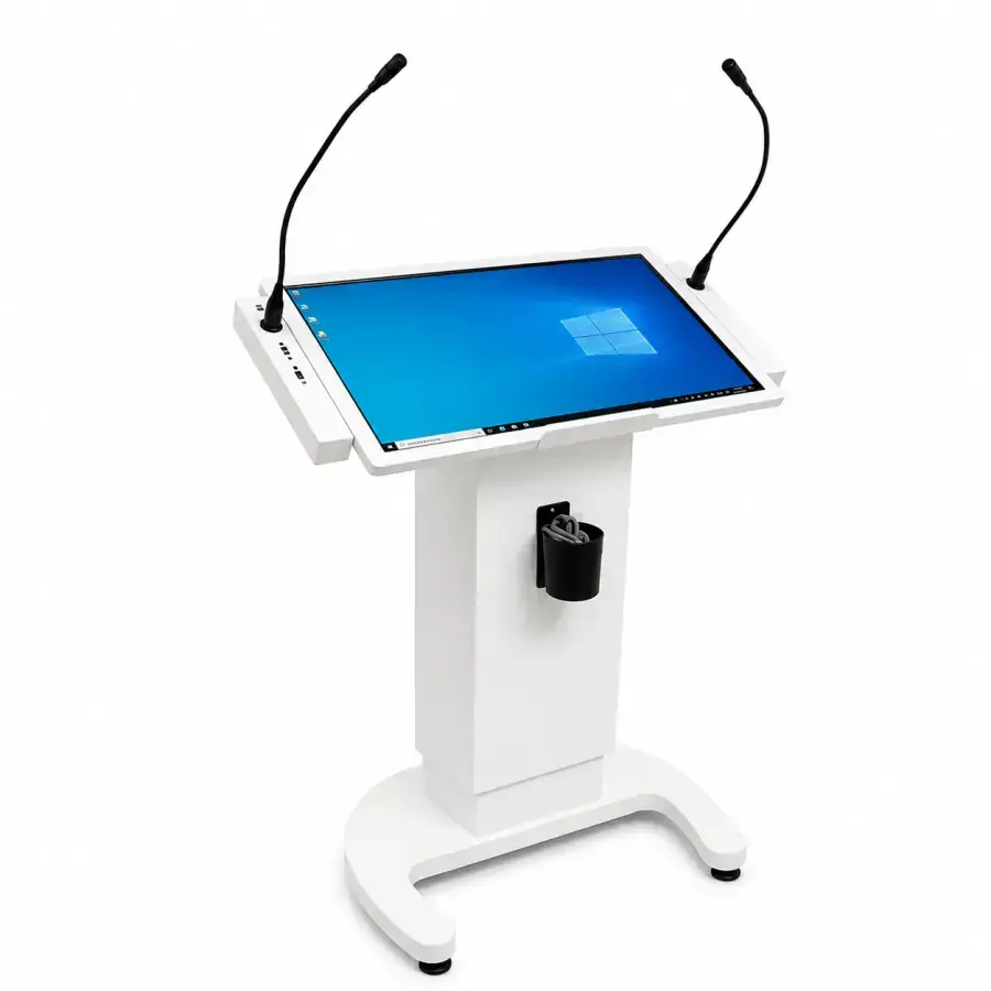 Digital smart podium with touch screen and dual microphones in Bangladesh