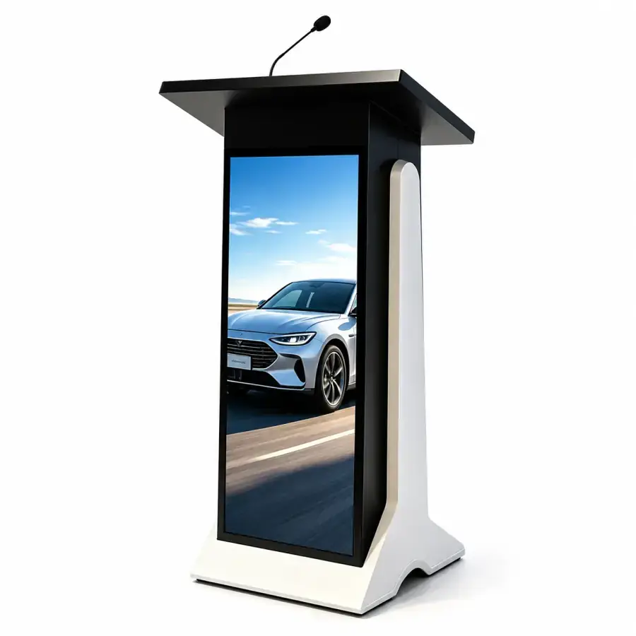 Digital conference podium with full color LED display in Bangladesh