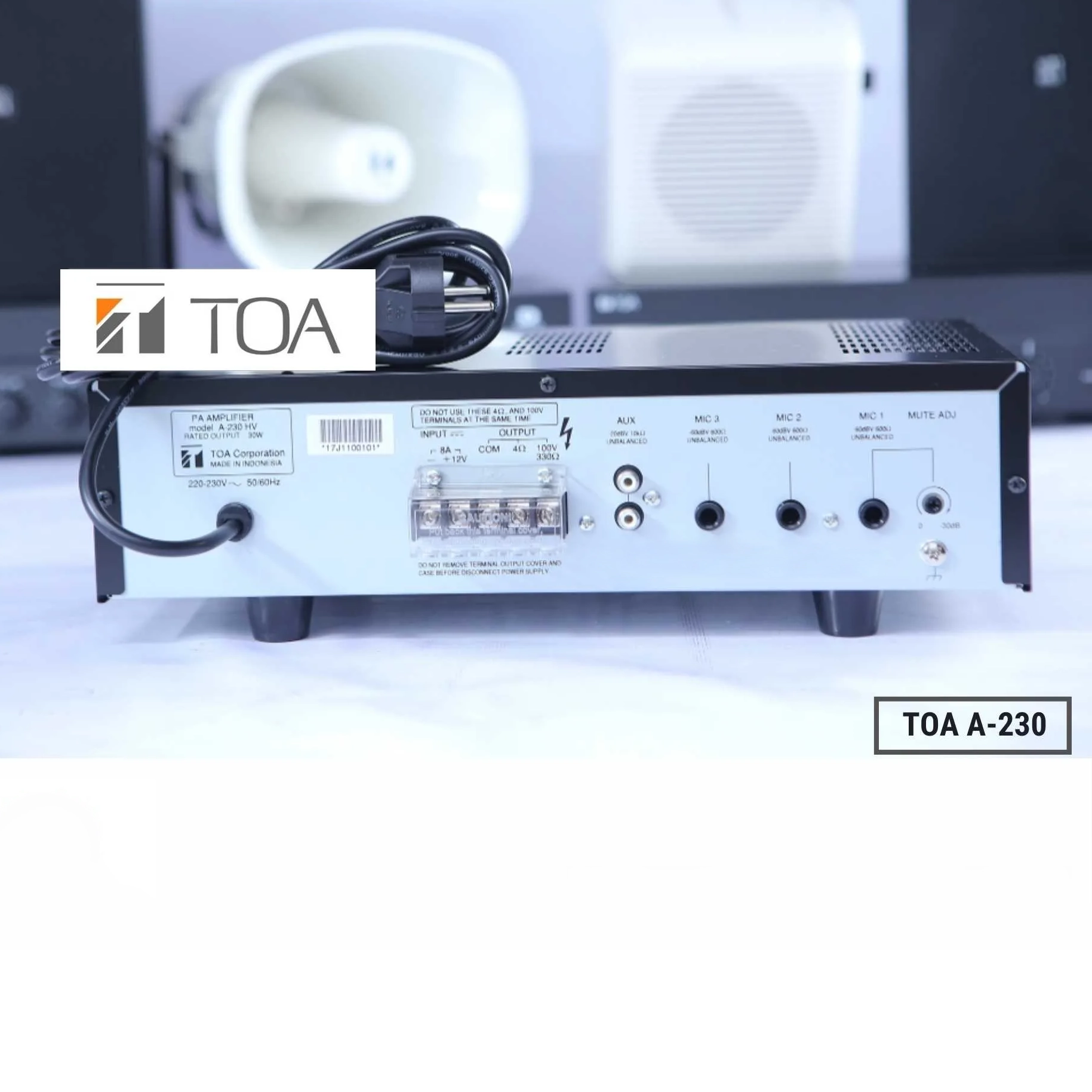 TOA A-230 30W mixer power amplifier in Bangladesh