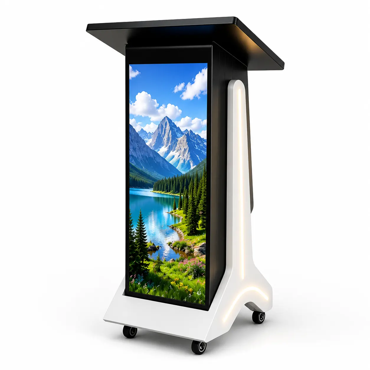 Movable smart digital podium with LED display in Bangladesh